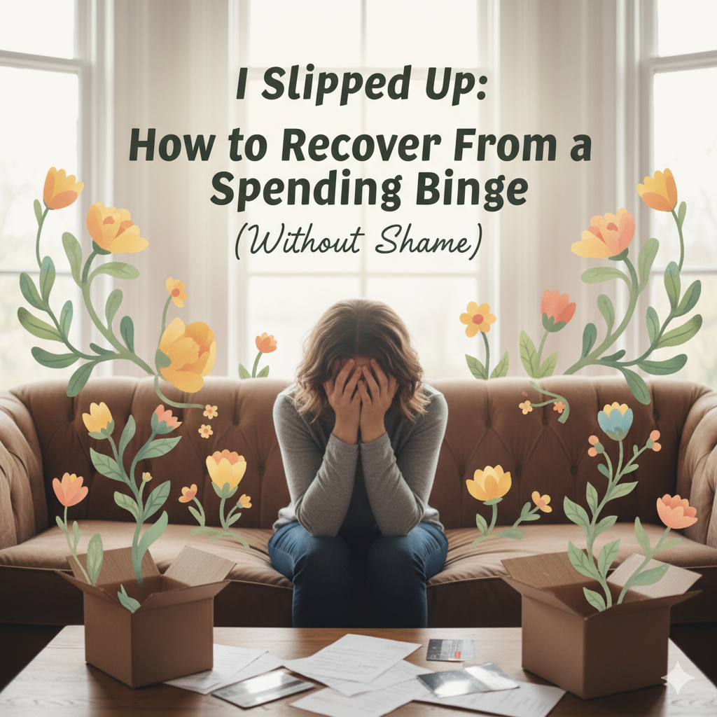 I Slipped Up: How to Recover From a Spending Binge