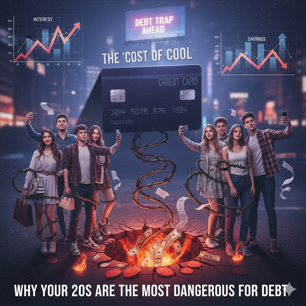 The ‘Cost of Cool’: Why Your 20s Are the Most Dangerous for Debt